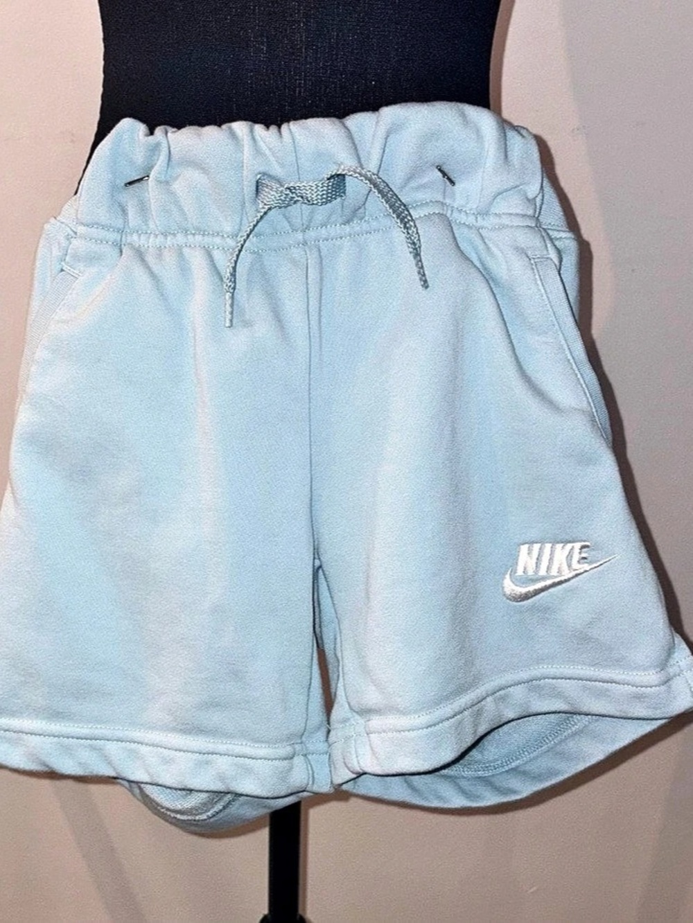 Nike Sportswear Phoenix Fleece Shorts Blue Size Medium